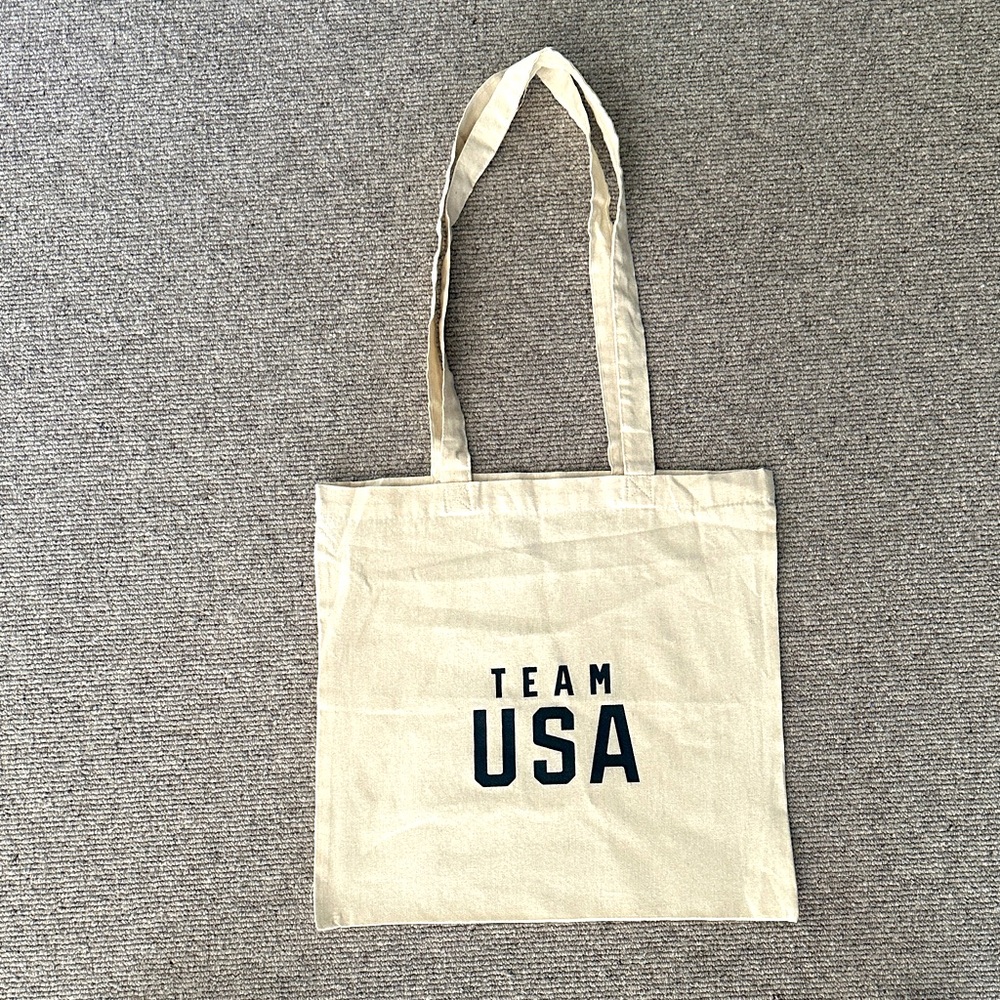 Team USA Olympics Canvas Tote Bag New Without Tags